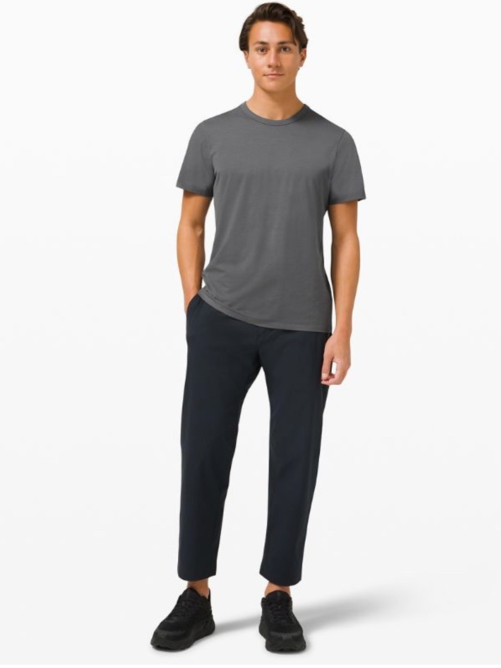 Lululemon Fundamental Tee in Gray Size Small